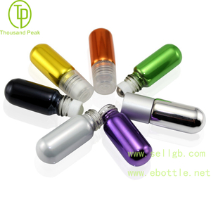 TP-3-26 2ml-4ml 金属电镀玻璃滚珠瓶 可以装香水 精油瓶等