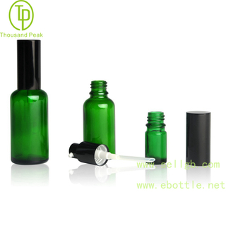 TP-2-26 绿色精油瓶电化铝乳液泵