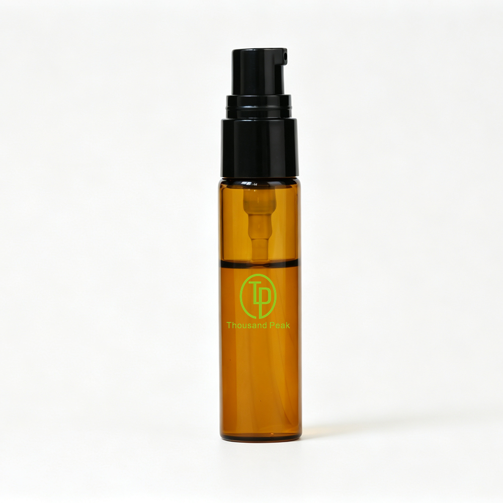 10ml 精密微量按压泵玻璃瓶 13-415口径（支持2-15ml定制） 护肤精油/活性精华便携瓶
