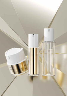 双萃精华双管瓶：1:1 精准同步出料系统