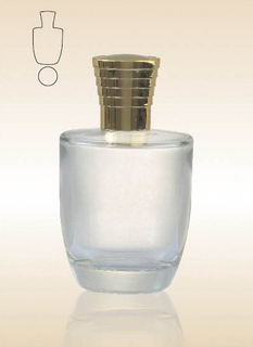 15ml浅绿色的定制的玻璃浪花香水瓶