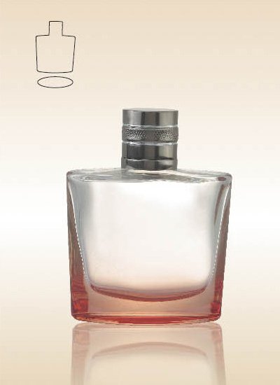 100ml清除空的来回玻璃香水瓶与盖帽商业保证高质量吸管瓶