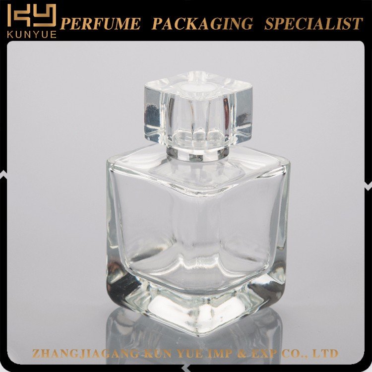 55ml意想不到的空的香水玻璃瓶，玻璃瓶为香水