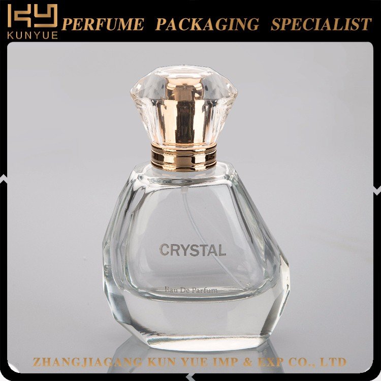 55ml意想不到的空的香水玻璃瓶，玻璃瓶为香水